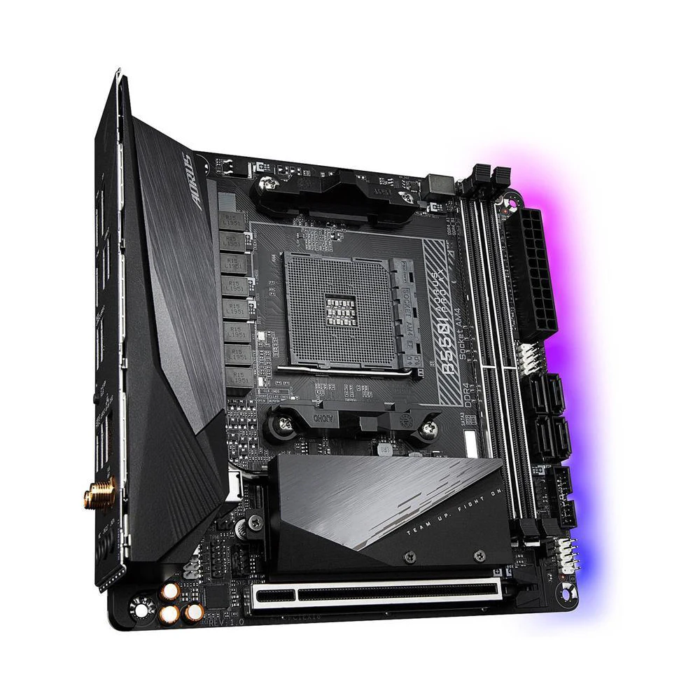 B550 Per Gigabyte B550I Aorus Pro Ax Am4 Ddr4 64Gb Pci-E 4.0 Scheda Madre Desktop Mini-Itx