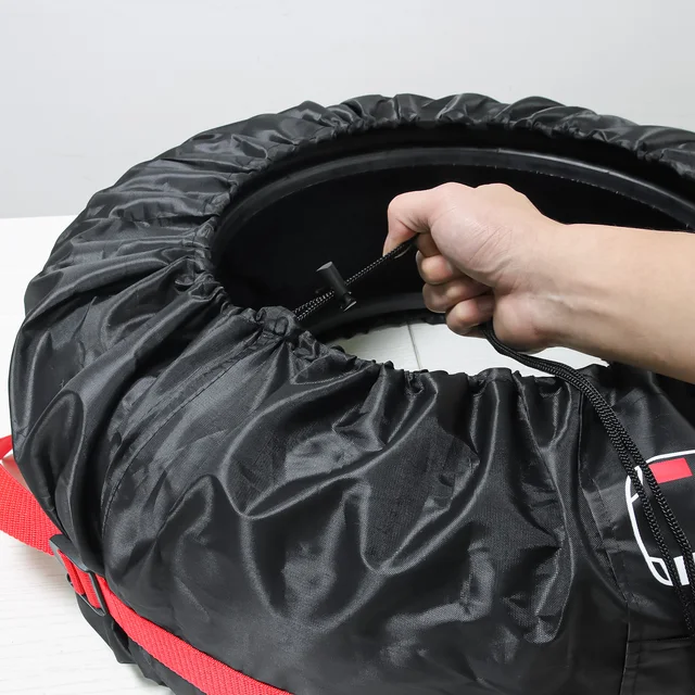 Set 4 Borse Per Pneumatici Auto - Coperture Protettive Per Gomme 13-18 Pollici - Foto 6