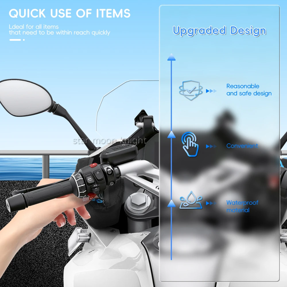 오토바이 R 1250 1200 RS 사이드 페어링 백, BMW R1250RS 2019-2022 R1200RS LC 용, 바람막이 방수 여행 가방, 1 쌍