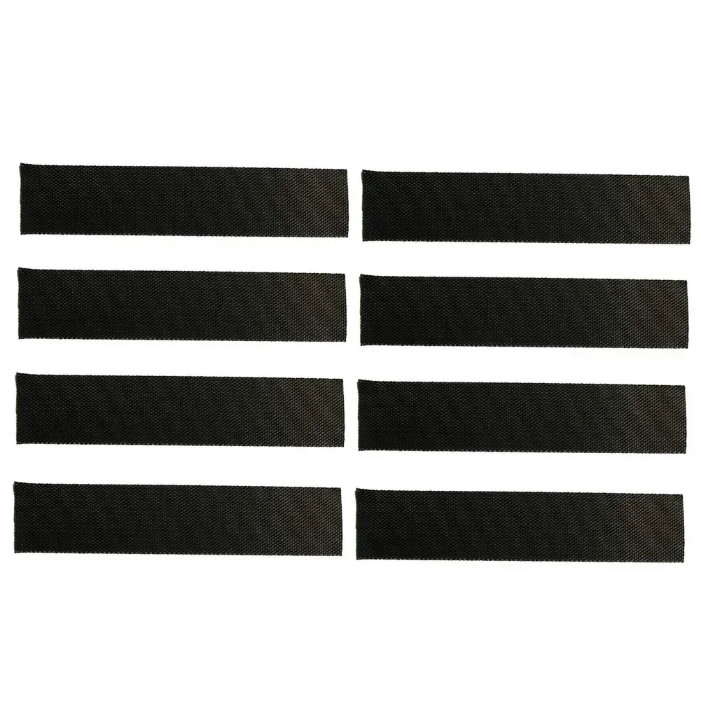Fireplace Sealing Rope 8pc Self-Adhesive Fireplace End Tape Glass Fabric High Temperature Resistance Stoves Parts 10*2.5cm