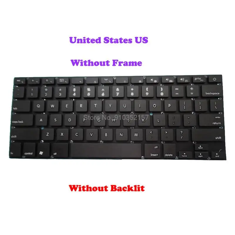 

US Keyboard For ENZ C16S C16B DOK-V6309H DOK-V6309B DOK-V6369B-US-00 DOK-V6209Z 20-00-US English Compatible For Tongfang U33