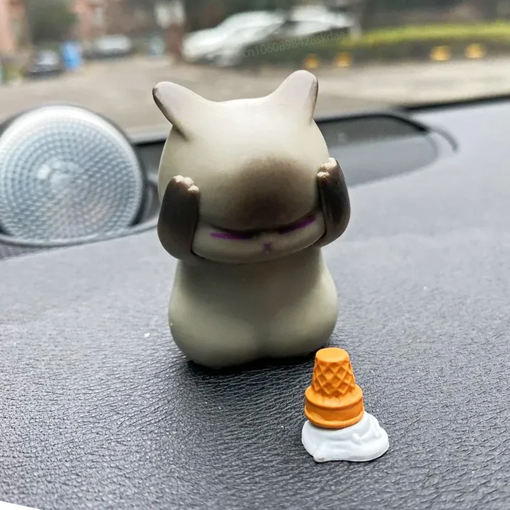 Sleeping Cats Doll Cat Toy Ornaments Cat Figurine Decoration Cat Figurines Ornament Crafts Miniature Ornament Miniature Figurines Resin Ornaments Resin Crafts Kawaii Cute Cat Doll Ornaments Figures Statue Mini Model Desktop Toys Gifts Room Office Kids Car Home Decoration Accessories
