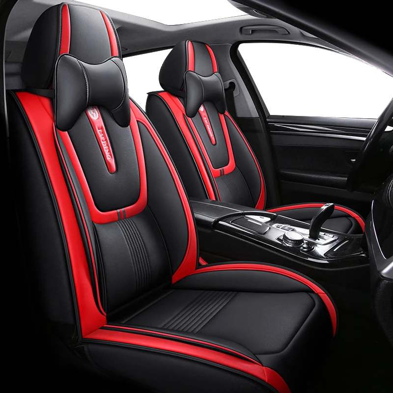 ZHOUSHENGLEE Leather Car Seat Covers For KIA RIO Sportage Optima