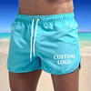 New Custom Your Logo Summer Swimwear Men Swimsuit Boy Swim Suits Boxer Beach Shorts Trunks Swimming Surf Banadores Mayo Sungas 3