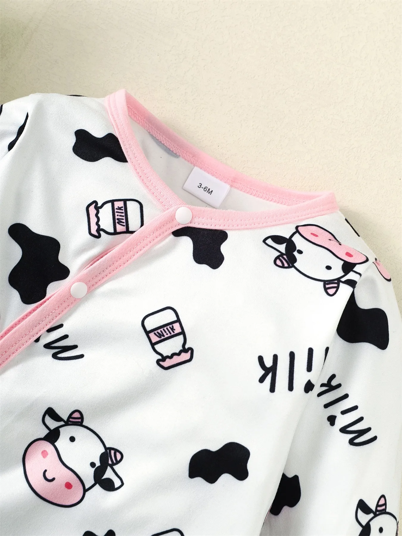 Baby Girl Cow Romper Set 2