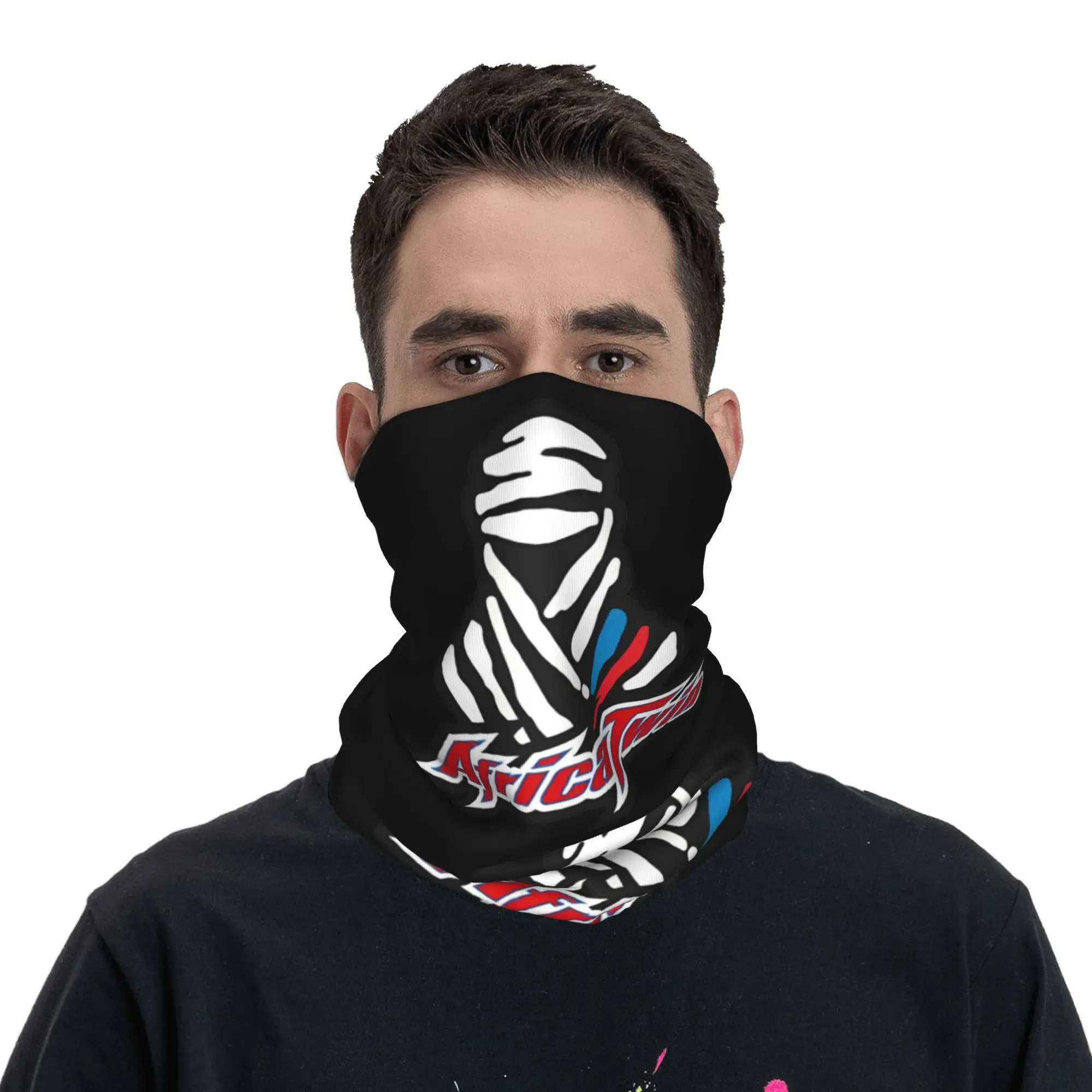 Africa Twin D-Dakares Bandana Neck Gaiter Cycling Bandana Neck Wrap Multi-use Face Mask Unisex Adult All Season