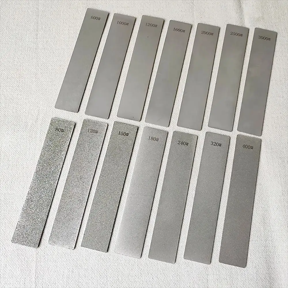 1 Stück 80–3000 Körnung Diamant-Schleifstreifen Schleifmittel 150 x 20 mm Schärfplatte Emery galvanisierte Polierscheibe – Detail 20