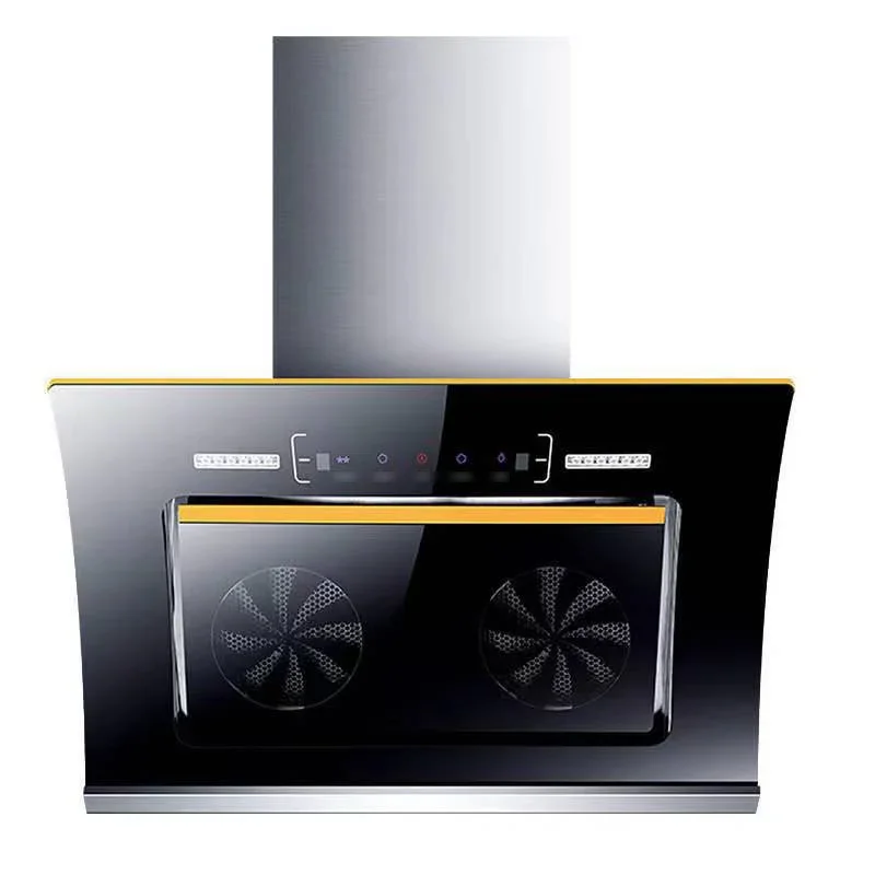 Best Quality Kitchen Appliance Touch Control Chimney Hood Carbon Filter Home Electric Range Hood 900*350*530mm 2
