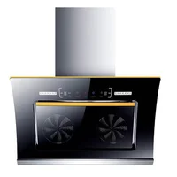 Best Quality Kitchen Appliance Touch Control Chimney Hood Carbon Filter Home Electric Range Hood 900*350*530mm 2