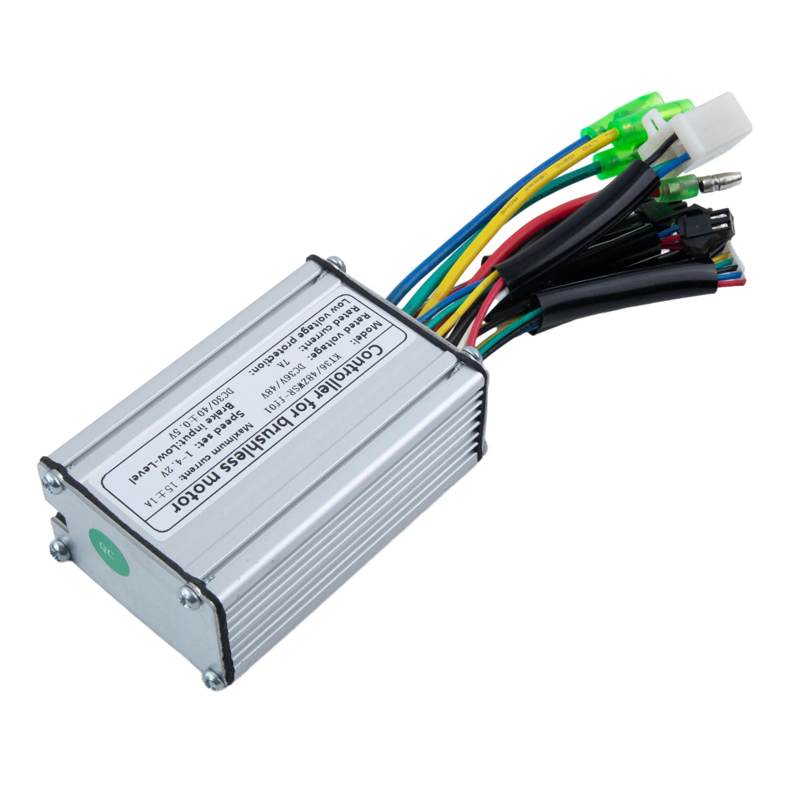 Replacement Controller KT-15A Parts 250W 7A Controller DC36V/48V Electric Bicycle For 250W Brushless Motor Ebike