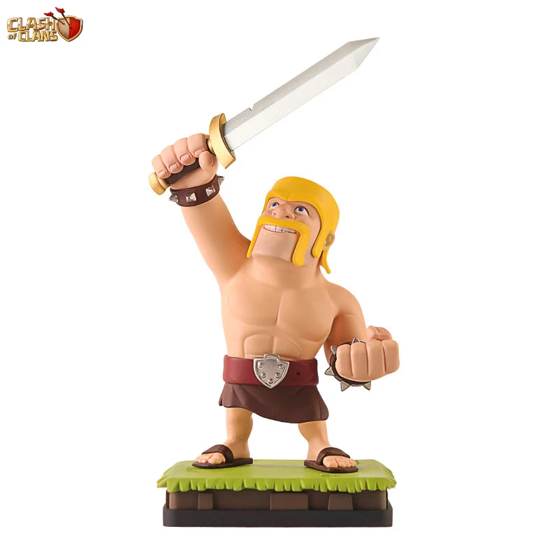 

Clash of Clans Barbarian Static State Model Tabletop Decoration Game Periphery Toy Collectible Figma Display Garage Kit In Stock