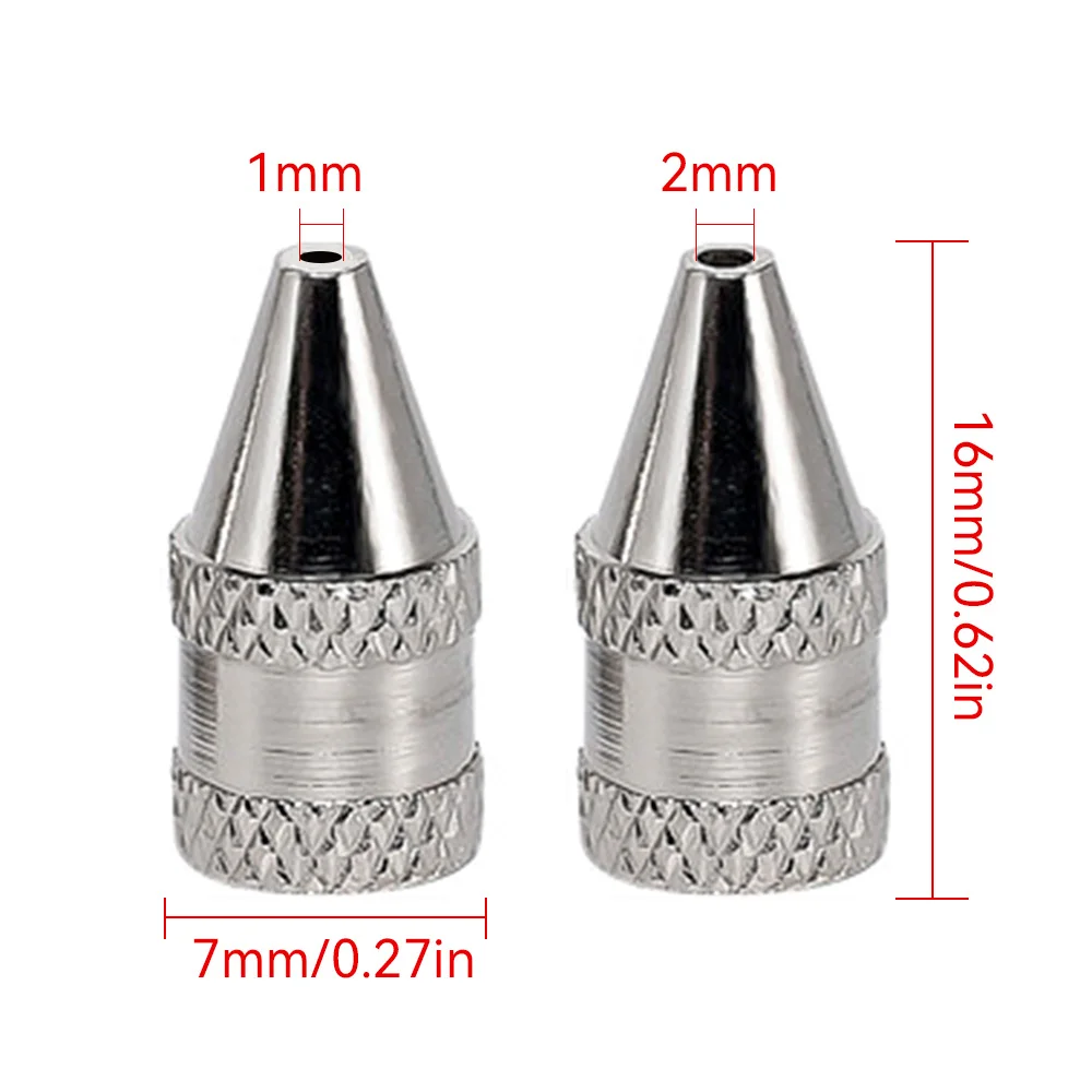 10Pcs/Set 1mm/2mm Nozzle Iron Tips For Electric Vacuum Solder Sucker