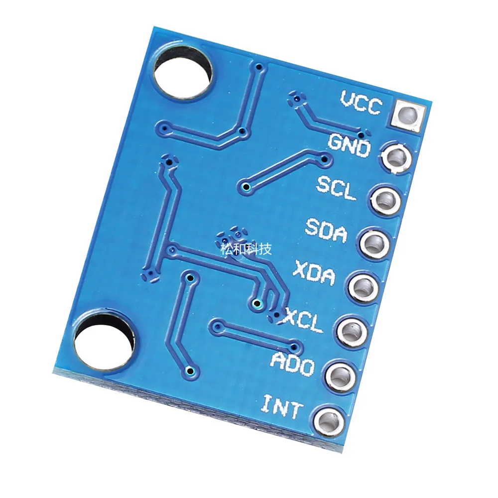 20개/몫 Gy-521 Mpu-6050 모듈 3축 가속 자이로스코프 6dof 모듈에는 코드 회로도가 있습니다.