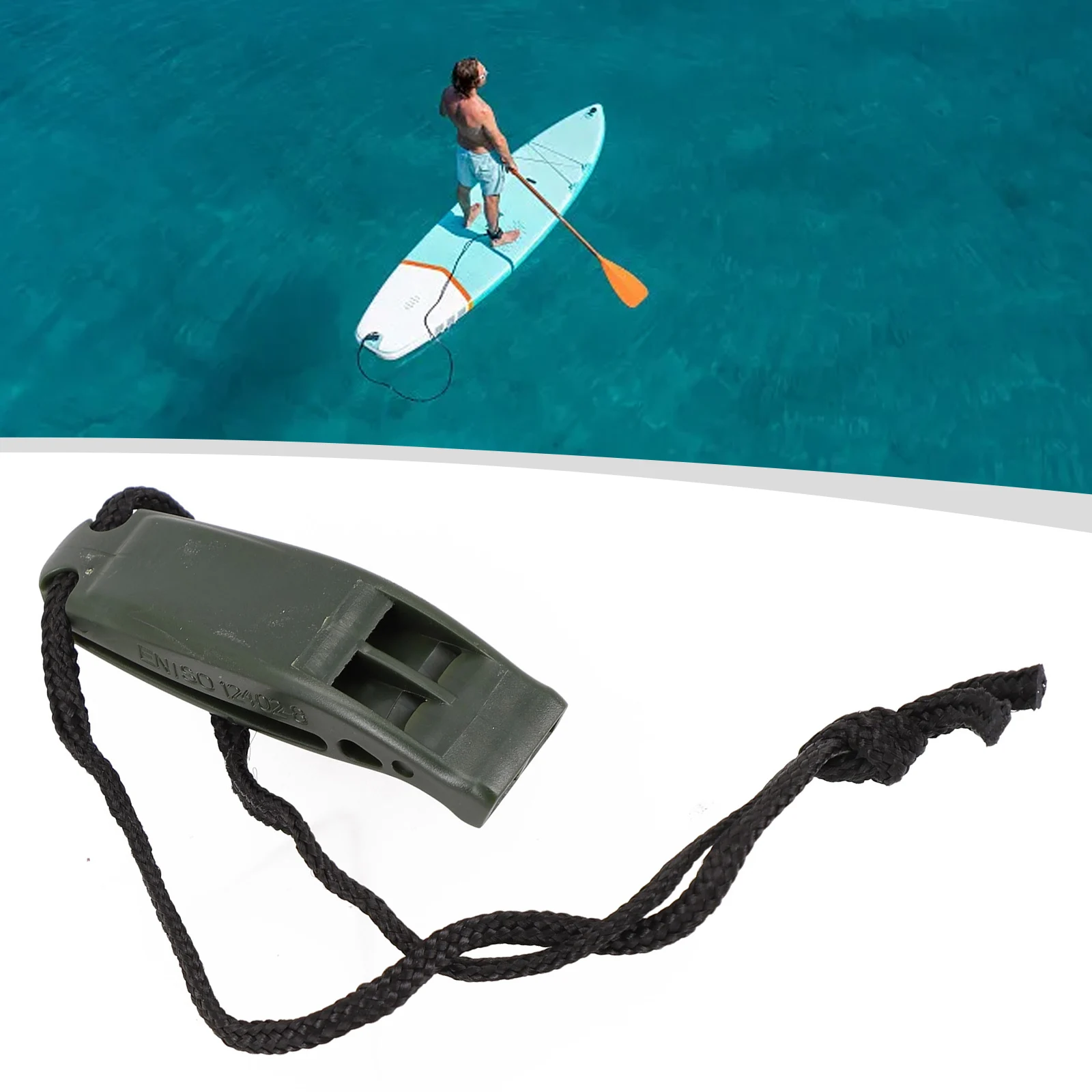 1pc Scuba Tauchen Dive Sicherheit Pfeife Dual Frequenz Pfeife Wasser Sport Outdoor Survival Camping Bootfahren Schwimmen Pfeife – Detail 35