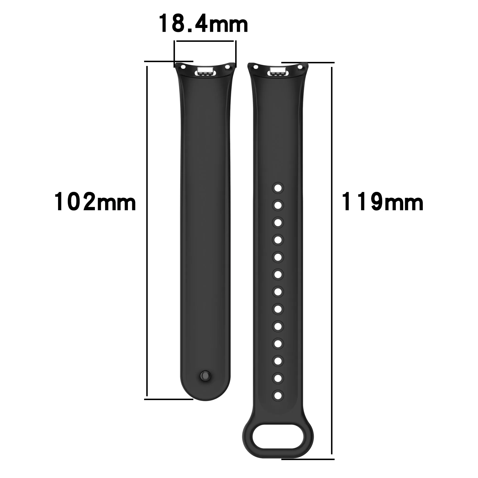 Silicone Sports Strap Bracelet - Replacement Wristband Accessory