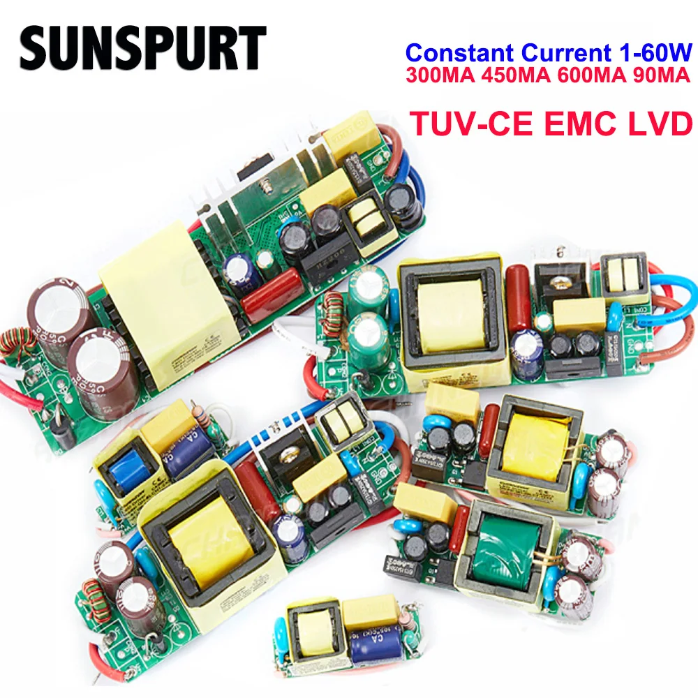 LED電源ユニット,1-5w,6-10w,12-20w,20-36w,40-60w,定電流照明AC85