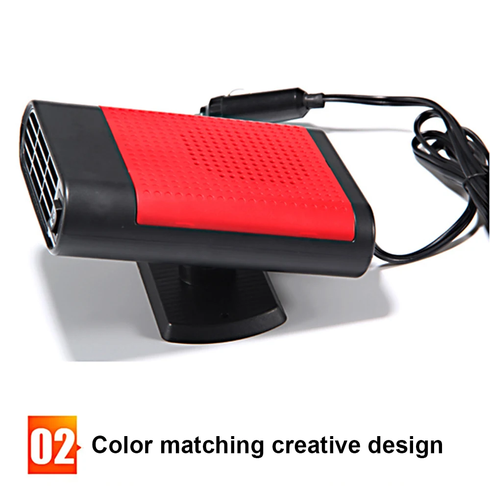 

1pc Heater 24V ABS Adjustable Auto Defroster Demister Warmer With double-sided 150W Cooling Heating Windshield