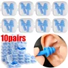 Soft Silicone Earplugs Waterproof Swimming Ear Plugs Reusable Noise Reduction Sleeping Ear Plugs Hearing Protector with Box 2023 1