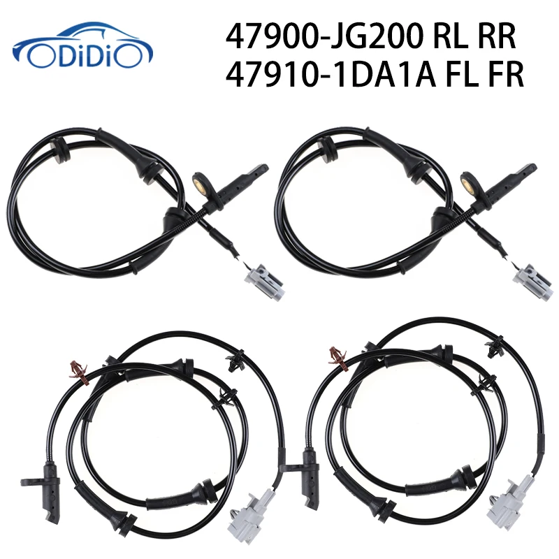 47900JG200 479101DA1A Front Rear Left Right ABS Sensor For Nissan ROGUE X-TRAIL S35 T31 T31Z 2.5L L4 4WD