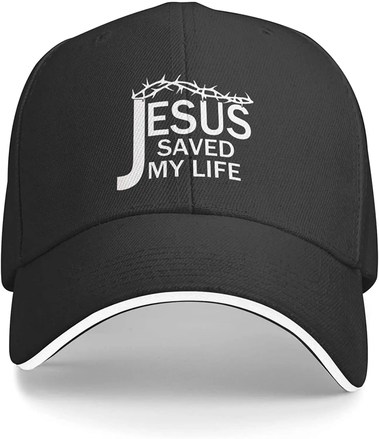 Jesus Hats for Men Women Adjustable Dad Fishing Hat Trucker Baseball Cap for Running Hat