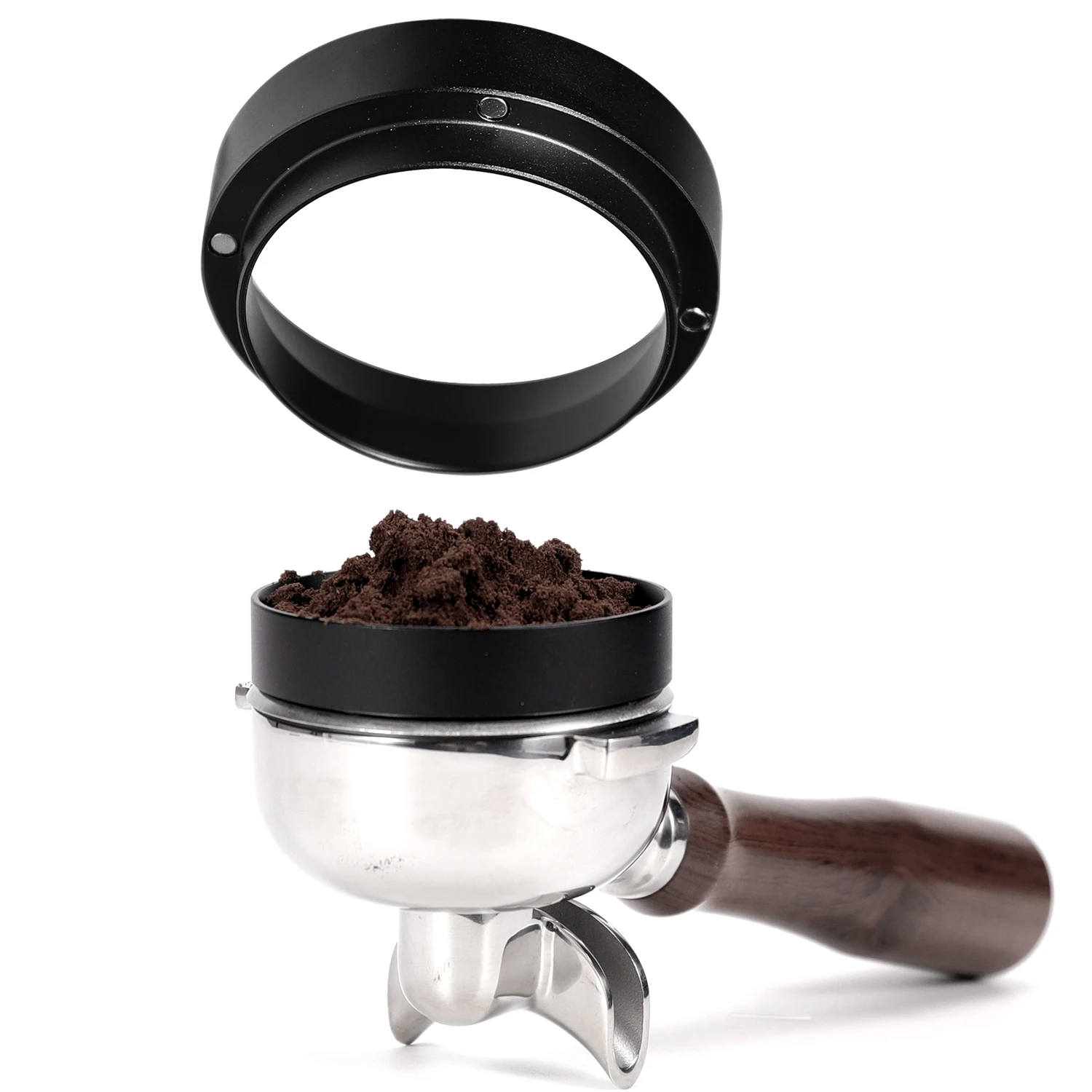 Coffee Dosing Ring 51/53/58mm Espresso Coffee Dosing Ring-Portafilters Coffee Filter Catcher Replacement Ring For Espresso Brewing Barista Tool coffee catcher coffee catcher ring coffee dosing ring espresso tools coffee tools