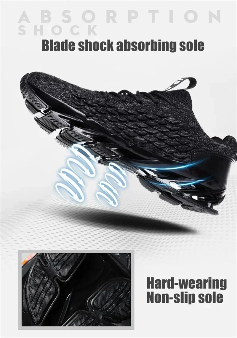 Baskets de sport décontractées en maille respirante pour hommes