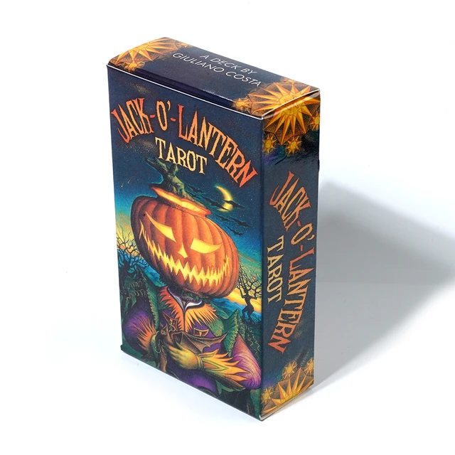 Baralho de Tarot Halloween, Oracle Card, Gato Preto, Pumpkin Pattern, Jogos  de Baralho, 11.3x6.3x3.2cm, 78Pcs - AliExpress