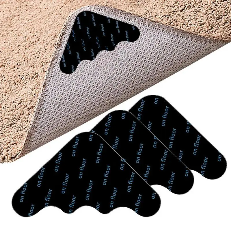 

Rug Tape Double Sided Reusable Carpet Tape Stickers Under Rug Carpet Tape Rug Anti Slip Grips Keep Carpet Corners In Place