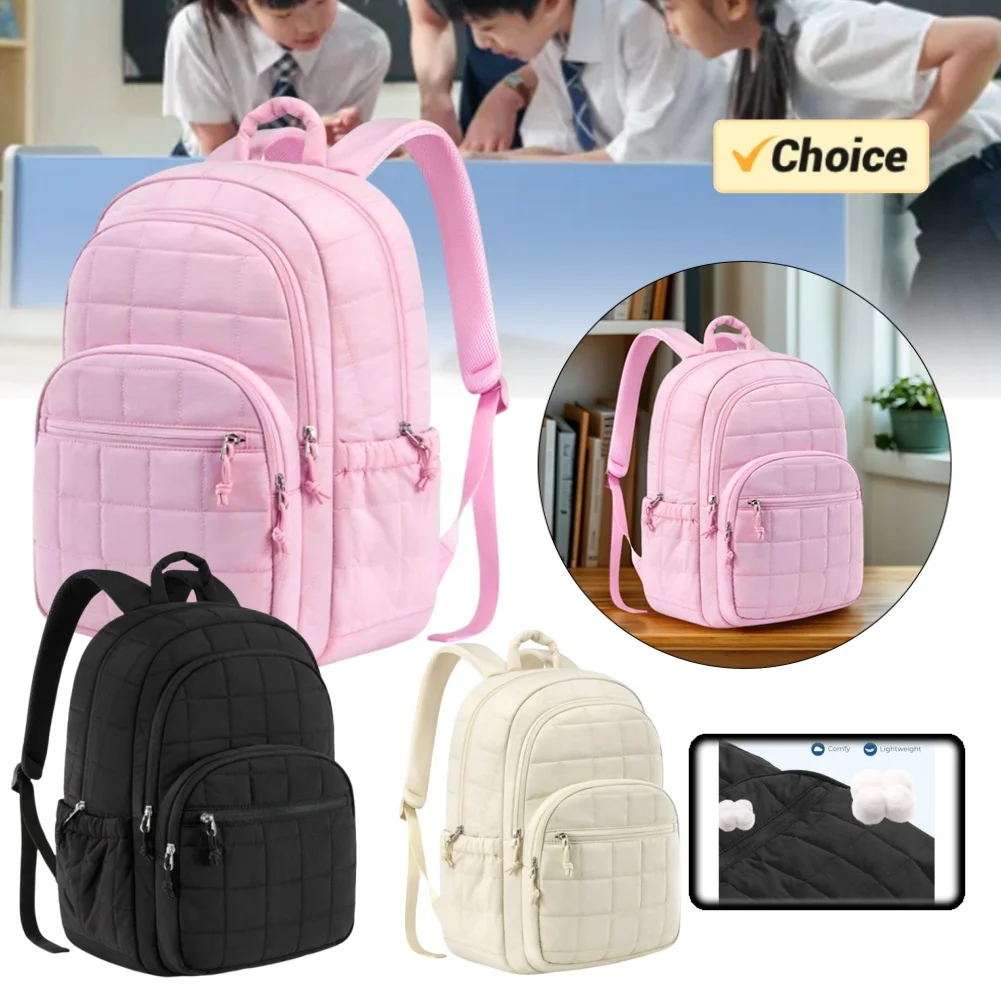 Waterproof Polyester College Backpack for Women Girls