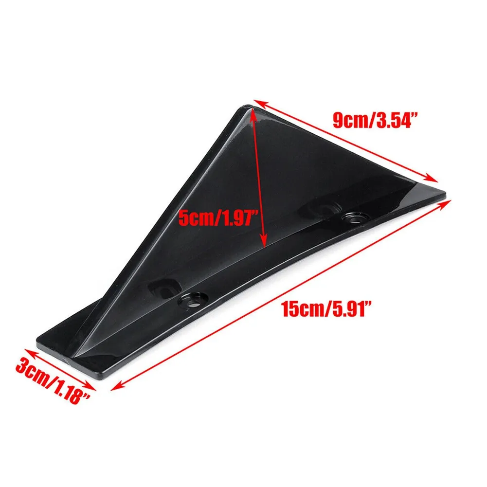 1set Universal Car Rear Bumper Lip Diffuser Splitter Spoiler Scratch Protector Fin Trim Cap for 300 ACCESSORIE Bumper Lip,Car Rear Bumper Lip