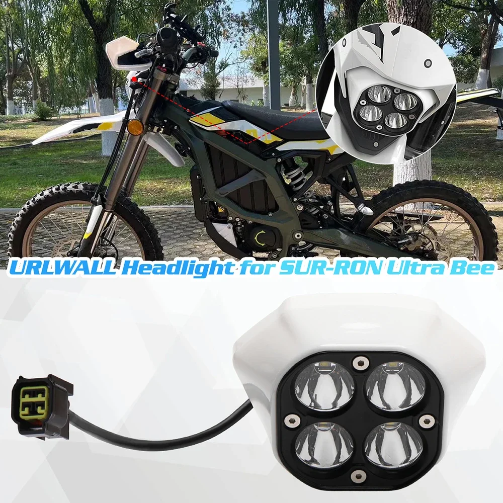 1/2Sets Front Headlight Off-Road Motorcycle For SUR-RON Extreme Bee Adjustable Headlight Switch Kit Motorcycle Accessories