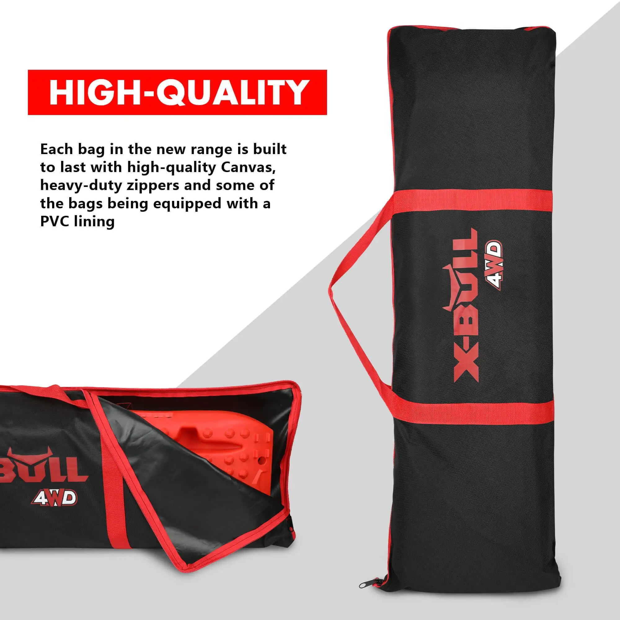 X-BULL Recovery tracks Carry Bag for X4 Extraction Tred Bag Black