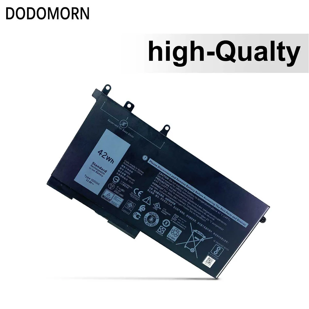 Dodomorn-bateria do Portátil para Dell Latitude 5280 5288 5480 5490 5590 5491 5591 5495 M3520 M3530 E5280 E5480 11.4v 42wh Ddg 93ftf - Imagem 4