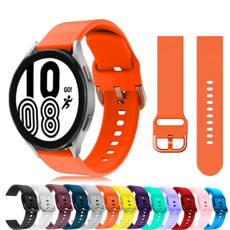 Correa deportiva de silicona para Samsung Galaxy watch 4, 5/5 pro, 42mm