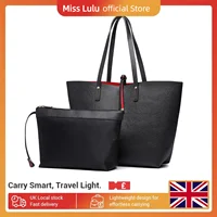 Miss Lulu Women's Womens Handbag Set tote bag 1