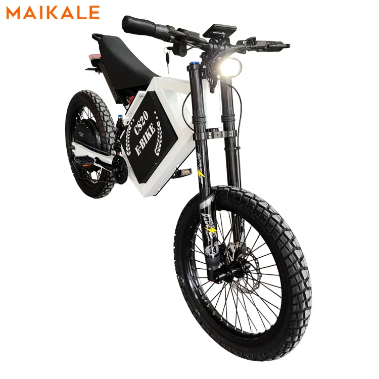 New CS20 72V 12000W Electric Mountain Bike Aluminum Frame Stealth Bomber Electric Bike