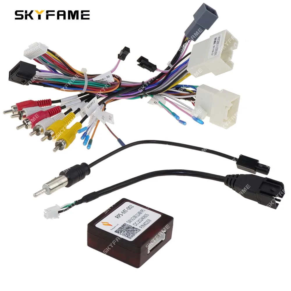 SKYFAME Car 16pin Wiring Harness Canbus Box Decoder For Mitsubishi Pajero Sport Triton Eclipse Asx Outlander MT-SS-07/RP5-MT-002