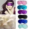 9 Colors Pure Silk Sleep Eye Mask Travel Accessories Padded Shade Cover Travel Relax Aid Blindfold Comfort Sleeping Aids Protect 2