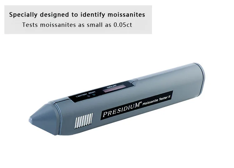 Presidium Moissanit Tester II Elektrischer Leitfähigkeitstester Handgerät zum Unterschenken von Moissanit aus Diamant – Detail 1