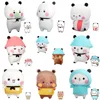 Bubu and Dudu Panda Plush Cartoon Cute Stuffed Soft Pillow Toy Handmade Ornament Kids Gift Panda Bear Doll Birthday 1