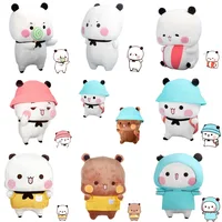 Bubu and Dudu Panda Plush Cartoon Cute Stuffed Soft Pillow Toy Handmade Ornament Kids Gift Panda Bear Doll Birthday 1