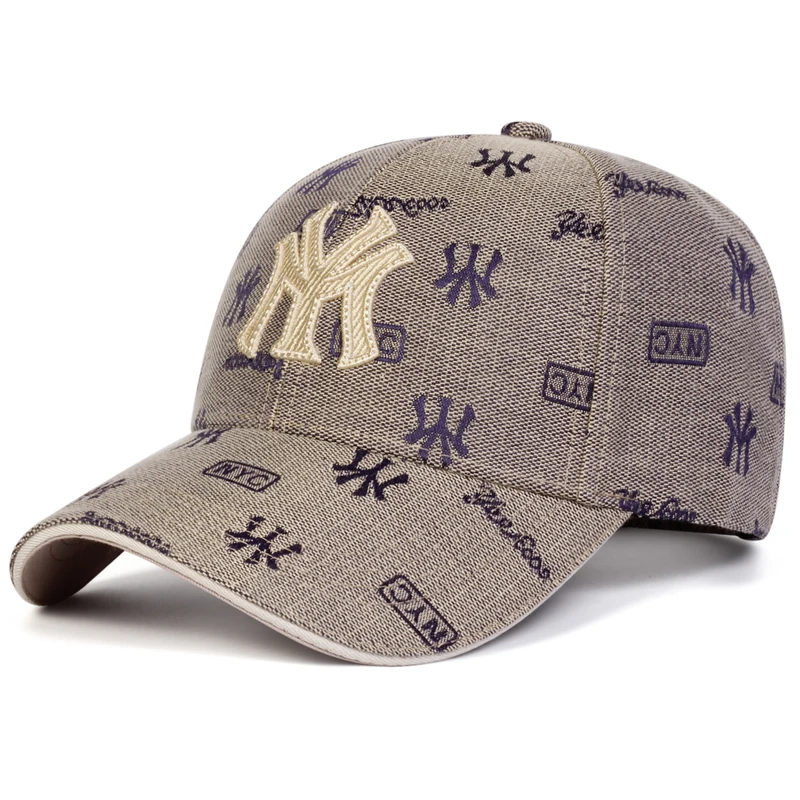 Unisex MY Letter Embroidery Baseball Caps