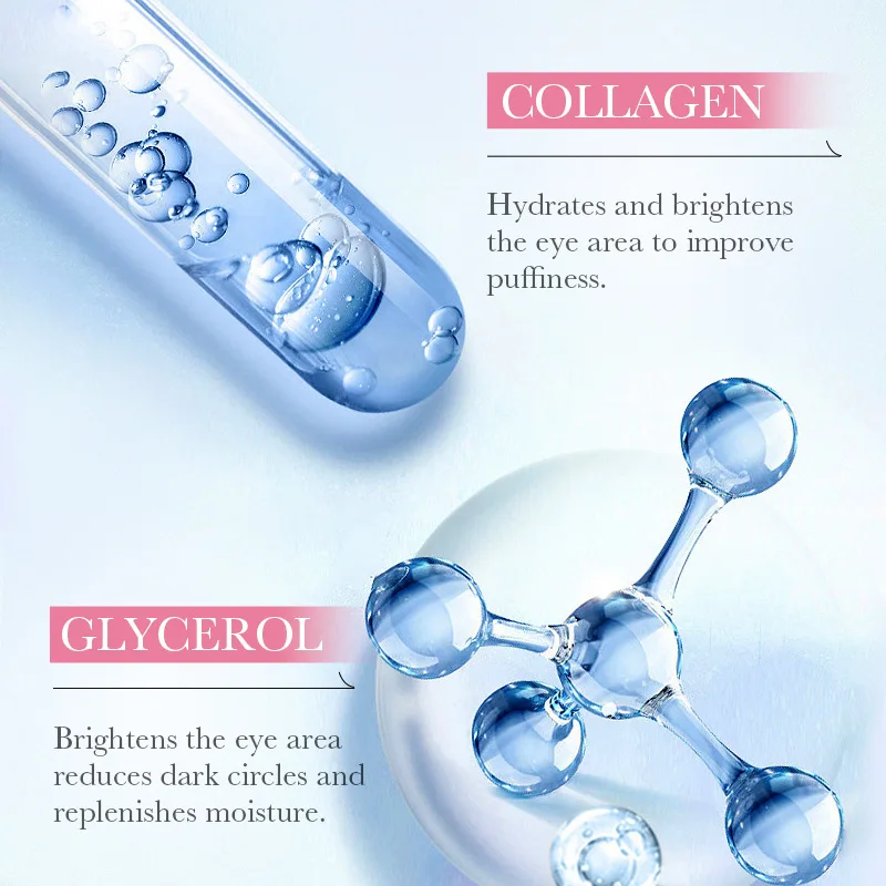 60pcs SADOER Sakura Collagen Eye Mask Anti Dark Circles Eyes Bags Removal Moisturizing Firming Eye Patches Skin Care for Eyes 3