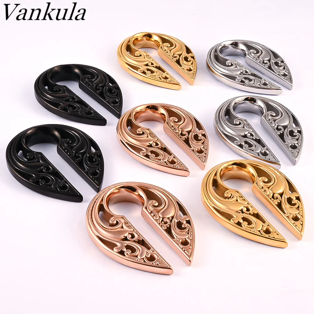 

Vankula 10 PCS Wholesale 00g Classic Ear Plugs Ear Weights Hangers Saddle Stretchers Gauges for Women Body Piercing Jewelry