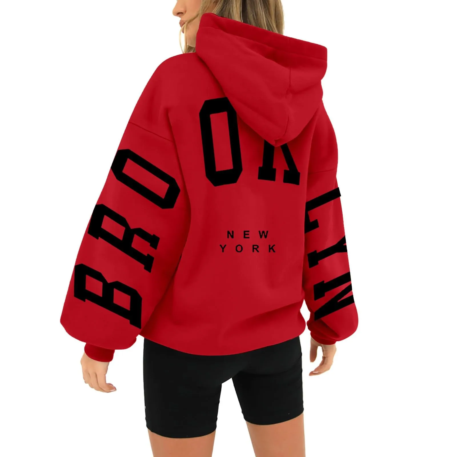 

Autumn Fashion Korean Hoodies Women Winter Thick Warm Letter Embroidery Long Sleeve Pullover Loose Chic All Match Sweatshirts