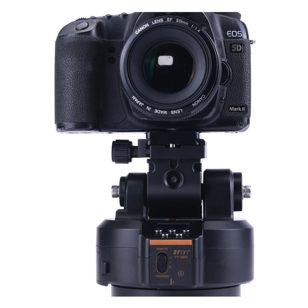 AI Face Track Rotation Panoramic Remote Control Pan Tilt Motorized Tripod Electric Camera Panoramic Head for Phones Cameras