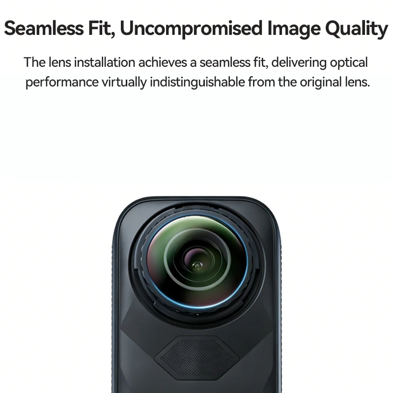 Für Insta360 X5 Objektiv-Ersatzkit, abnehmbares Reparaturglas, Werkzeugteile, Halterung für Insta 360 X5, nicht-Original-Zubehör – Detail 3