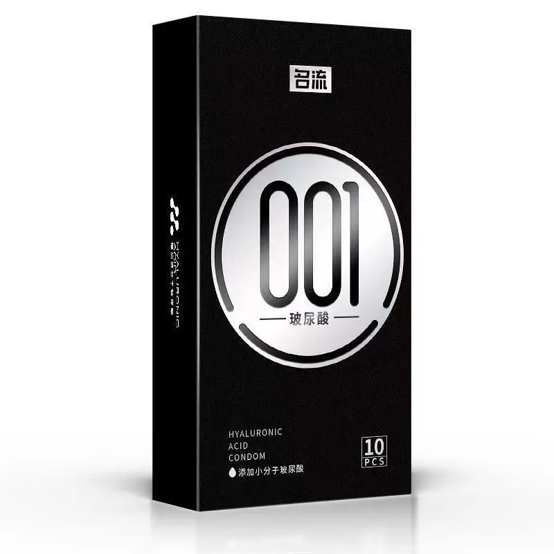 10Pcs Ultra-thin Bare-skin Feel Condom Natural Rubber Latex Smooth Kondome Add Low-Molecular-Weight Hyaluronic Acid Condones