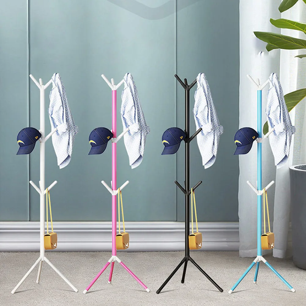Clothes Rack 1pc Iron Floor-mounted Tree Branch Vertical Hall Living Room Bedroom Storage