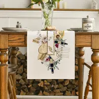 Passover Unleavened Bread Wine Linen Table Runner Jewish Holiday Decor Candelabra Kitchen Dining Table Runner Home Table Decor 2